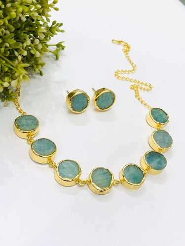 Green Necklace Set